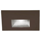 LED Horizontal Step Light by W.A.C. Lighting, Finish: Bronze on Brass, Black on Aluminum, Bronze on Aluminum, White on Aluminum, Steel Stainless, Color Temperature: 2700K, 3000K, Amber, | Casa Di Luce Lighting