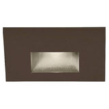 LED Horizontal Step Light by W.A.C. Lighting, Finish: Bronze on Brass, Black on Aluminum, Bronze on Aluminum, White on Aluminum, Steel Stainless, Color Temperature: 2700K, 3000K, Amber, | Casa Di Luce Lighting