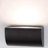 Black Scoop LED Indoor/Outdoor Wall Sconce by WAC Lighting