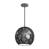 Gunmetal Warda Pendant Light by Dounia Home
