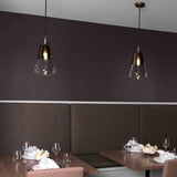 Waveform Pendant in Restaurant