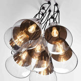 Painted Aged Brass / Dark Weathered Zinc Waveform Pendant by Feiss by Generation Lighting