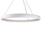 Halo Pendant by Kuzco, Finish: Black, Brushed Silver, White, Size: Small, Medium, Large, X-Large, | Casa Di Luce Lighting