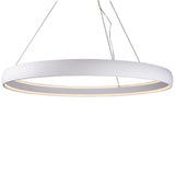 Halo Pendant by Kuzco, Finish: Black, Brushed Silver, White, Size: Small, Medium, Large, X-Large, | Casa Di Luce Lighting