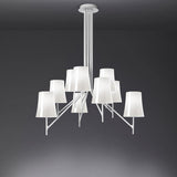 Birdie Chandelier by Foscarini, Color: Grey, White, Size: Small, Medium, Large, | Casa Di Luce Lighting