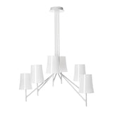 Birdie Chandelier by Foscarini, Color: White, Size: Medium, | Casa Di Luce Lighting