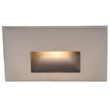 LEDme LED100 Step and Wall Light by W.A.C. Lighting, Finish: Bronze on Brass, Black on Aluminum, Nickel Brushed, Bronze on Aluminum, Graphite on Aluminum, Steel Stainless, White on Aluminum, Light Option: 120 Volt LED, 277 Volt LED, Color Temperature: Amber, Blue, Red, White | Casa Di Luce Lighting