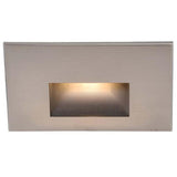 LEDme LED100 Step and Wall Light by W.A.C. Lighting, Finish: Bronze on Brass, Black on Aluminum, Nickel Brushed, Bronze on Aluminum, Graphite on Aluminum, Steel Stainless, White on Aluminum, Light Option: 120 Volt LED, 277 Volt LED, Color Temperature: Amber, Blue, Red, White | Casa Di Luce Lighting