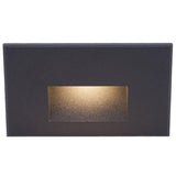 LEDme LED100 Step and Wall Light by W.A.C. Lighting, Finish: Bronze on Brass, Black on Aluminum, Nickel Brushed, Bronze on Aluminum, Graphite on Aluminum, Steel Stainless, White on Aluminum, Light Option: 120 Volt LED, 277 Volt LED, Color Temperature: Amber, Blue, Red, White | Casa Di Luce Lighting