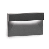 Horizontal LED Step and Wall Light by W.A.C. Lighting, Finish: Black on Aluminum, Bronze on Aluminum, White on Aluminum, Light Option: 120 Volt LED, 277 Volt LED, Color Temperature: Amber, White | Casa Di Luce Lighting
