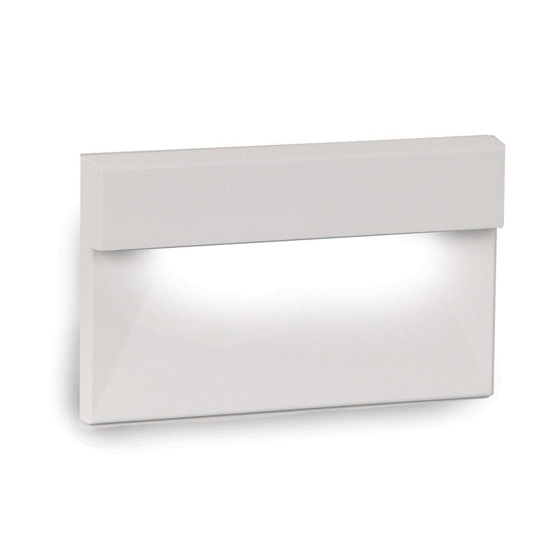 Horizontal LED Step and Wall Light by W.A.C. Lighting, Finish: White on Aluminum, Light Option: 277 Volt LED, Color Temperature: White | Casa Di Luce Lighting