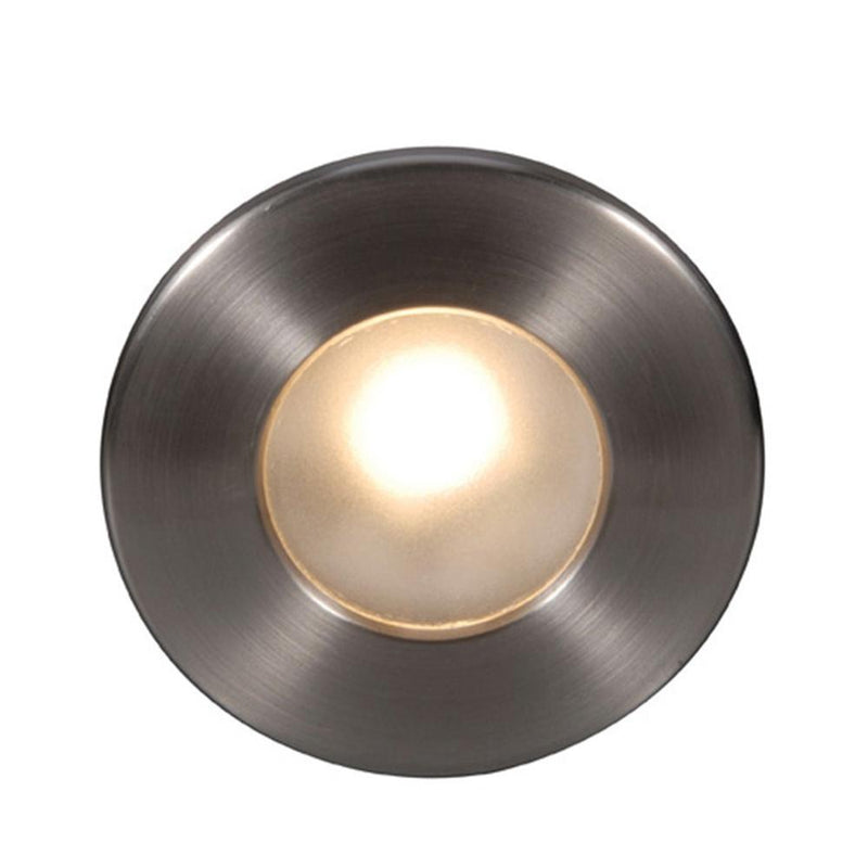 LEDme LED310 Step and Wall Light by W.A.C. Lighting, Finish: Nickel Brushed, Color Temperature: White,  | Casa Di Luce Lighting