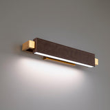 Kinsman Indoor Wall Sconce by Modern Forms, Color: Black/Brushed Nickel-Modern Forms, Brown/Aged Brass-Modern Forms, Size: Small, Large, | Casa Di Luce Lighting