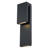 Double Down Outdoor Wall Sconce by Modern Forms, Finish: Graphite, Black, , | Casa Di Luce Lighting