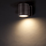 Tube Indoor/Outdoor LED Wall Sconce in wall