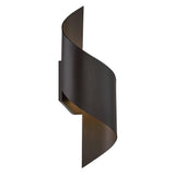 Helix LED Outdoor Wall Sconce by Modern Forms, Finish: Bronze, Graphite, Size: Small, Large, | Casa Di Luce Lighting