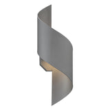Helix LED Outdoor Wall Sconce by Modern Forms, Finish: Graphite, Size: Large, | Casa Di Luce Lighting