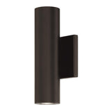 Caliber LED Outdoor Wall Sconce by W.A.C. Lighting, Finish: Aluminum Brushed, Black, Bronze, White, Size: 10 Inch, 14 Inch, | Casa Di Luce Lighting