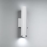 Caliber LED Outdoor Wall Sconce by W.A.C. Lighting, Finish: Aluminum Brushed, Black, Bronze, White, Size: 10 Inch, 14 Inch, | Casa Di Luce Lighting