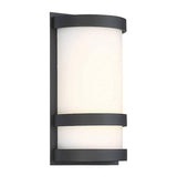Latitude Outdoor Wall Sconce by W.A.C. Lighting, Finish: Black, Size: 10 Inch, | Casa Di Luce Lighting