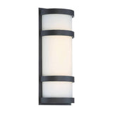 Latitude Outdoor Wall Sconce by W.A.C. Lighting, Finish: Black, Size: 14 Inch, | Casa Di Luce Lighting