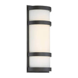 Latitude Outdoor Wall Sconce by W.A.C. Lighting, Finish: Black, Bronze, Titanium, Size: 10 Inch, 14 Inch, 20 Inch, | Casa Di Luce Lighting