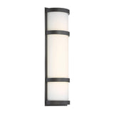 Latitude Outdoor Wall Sconce by W.A.C. Lighting, Finish: Black, Bronze, Titanium, Size: 10 Inch, 14 Inch, 20 Inch, | Casa Di Luce Lighting
