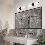 Motif Double Wall Sconce by Kuzco, Color: Black, Chrome, Vintage Brass, , | Casa Di Luce Lighting