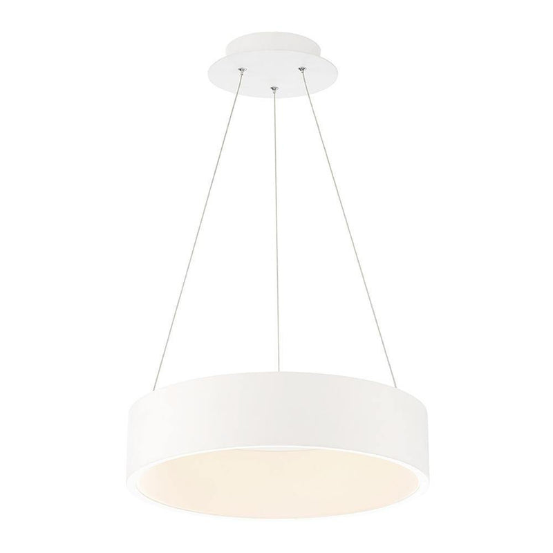 Corso dweLED Pendant by W.A.C. Lighting, Finish: White, Size: 18 Inch,  | Casa Di Luce Lighting