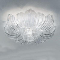 Loredan Ceiling Light by Sylcom, Color: Clear, Finish: White, Size: Small | Casa Di Luce Lighting