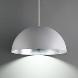 Silver Leaf/White Yolo Pendant by Modern Forms