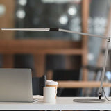 Silver Z-Bar Gen 3 Desk Lamp by Koncept