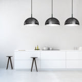Zana Metal Dome-shaped Shade Suspension by Dounia Home