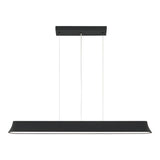 Black Rubberized Zhane LED Linear Suspension by Tech Lighting