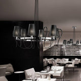 Rondo LA 6 Chandelier by Evi Style