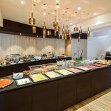 Metallic Bronze Spillray Pendant in Kitchen