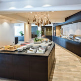 Metallic Bronze Spillray Pendant in Kitchen