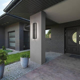 Caspian Outdoor Wall Sconce by Kuzco, Finish: Black, Grey, Size: Small, Large, | Casa Di Luce Lighting