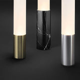 Elise Floor Lamp by Pablo, Finish: Black, Silver, Brass, White Carrara, Black Marquina, Size: Medium, Large, X-Large, 2X-Large, | Casa Di Luce Lighting