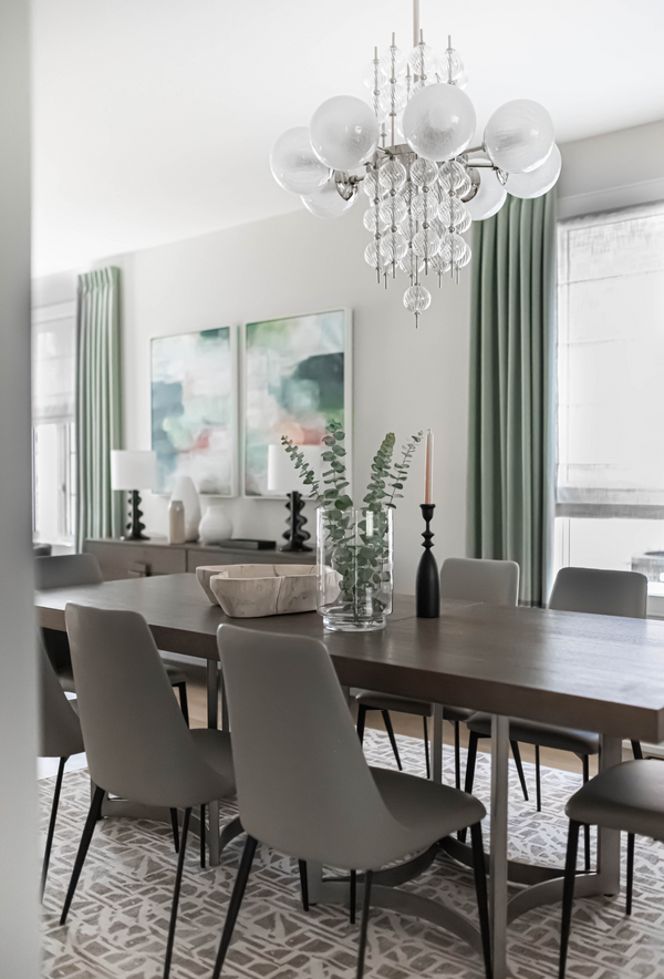 Calypso by Hudson Valley in a Contemporary Dining Room