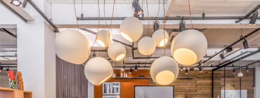 Cluster of Gaya Pendant Lights by Geo Contemporary