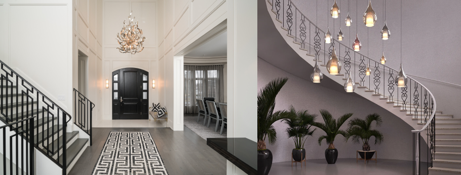 Chandeliers/Pendants in modern foyers