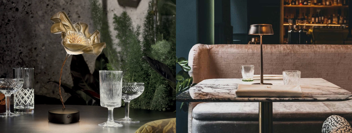 Modern Portable LED Table Lamps | Battery Powered Table Lamps | Casa Di Luce Lighting