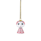 Bjørn Wiinblad Eva Christmas Ornament, Red, H: 3" By Bjorn Wiinblad