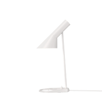 Arne Jacobsen Lamps Mini Table Lamp, White, H: 17" By Arne Jacobsen
