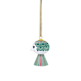 Bjørn Wiinblad Eva Christmas Ornament, Green, H: 3" By Bjorn Wiinblad