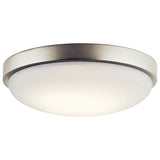 Ceiling Space Flush Semi Flush Mount LED Brushed Nickel 11.5 Inch