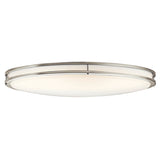 Avon Oval Flush Semi Flush Mount Brushed Nickel