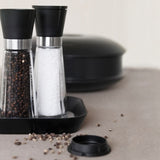 Rosendahl Grand Cru Salt Mill, Black/Steel, H: 8.1" By Rosendahl
