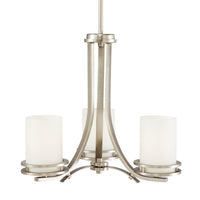Hendrik Chandelier Brushed Nickel 3 Light